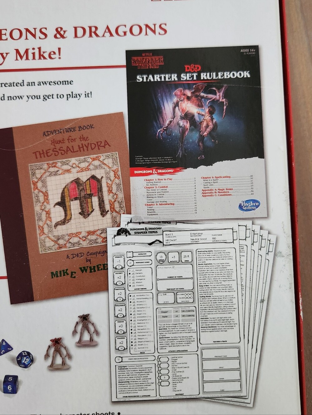 Dungeons & Dragons Stranger Things Starter Set Demogorgon Hasbro E3702 RPG - Picture 8 of 8